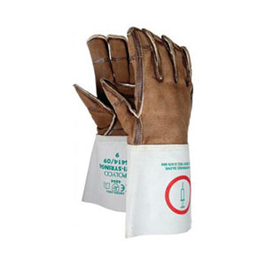 Rough leather welder gloves